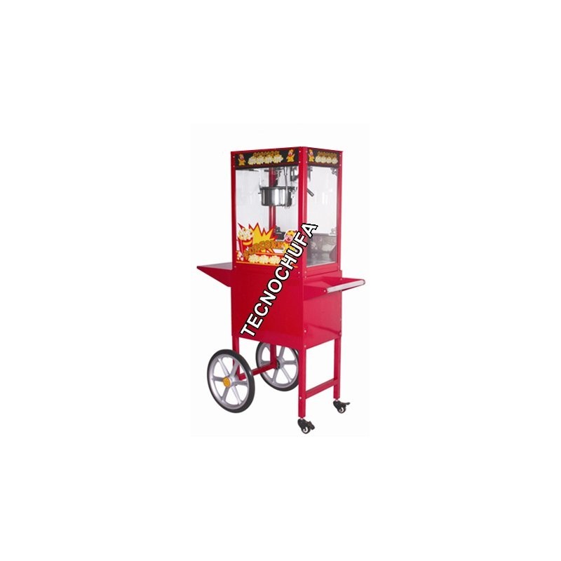 POPCORN MACHINE TECNOPOP 8 OZ WITH CART