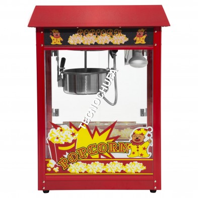 MACHINE À POP CORN  TECNOPOP 8OZ-T AVEC CHARIOT