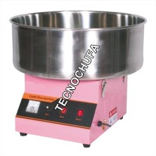 COTTON CANDY MACHINE TECNOCANDY 53 WITH PLEXIGLASS BUBBLE